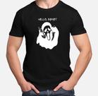 Camisa Masculina Halloween Fantasma Hello, Sidney” Camiseta 100% Algodão Camisa Masculina Halloween Fantasma Hello, Sidney” Camiseta 100% Algodão