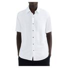 Camisa Masculina Hering MC Slim Linho Branca - K48RN0ASI