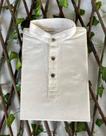 Camisa masculina infantil cor bege