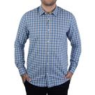 Camisa Masculina Luiz Eugenio ML Xadrez Confort Azul - G4740