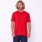 Camisa Masculina Manga Curta Gola Careca Uniforme Vermelho