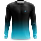 Camisa Masculina Manga Longa Camiseta Caminhada Proteção UV Estilo e Aconchego Sob Sol