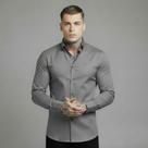 Camisa Masculina Manga Longa Social Slim Fit
