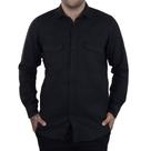 Camisa Masculina Milani ML Flanela Slim Preta - 38424