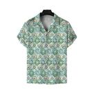 Camisa Masculina Oversized Com Estampa 3D Estilo Havaiano Harajuku Verão 2024 Roupas De Designer