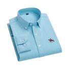 Camisa Masculina Oxford Manga Comprida - Algodão 100% - Casual, Xadrez e Listrado Camisa Masculina Oxford Manga Comprida - Algodão 100% - Casual, Xadrez e Listrado