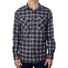Camisa Masculina Oyhan Flanelada Xadrez Azul - T16018