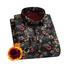 Camisa Masculina plus Size De Manga Longa Grossa E Quente 7XL 8XL, Fleece Dupla Face Casual Outono