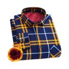 Camisa Masculina plus Size De Manga Longa Grossa E Quente 7XL 8XL, Fleece Dupla Face Casual Outono Camisa Masculina plus Size De Manga Longa Grossa E Quente 7XL 8XL, Fleece Dupla Face Casual Outono