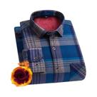 Camisa Masculina plus Size De Manga Longa Grossa E Quente 7XL 8XL, Fleece Dupla Face Casual Outono Camisa Masculina plus Size De Manga Longa Grossa E Quente 7XL 8XL, Fleece Dupla Face Casual Outono