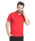 Camisa Masculina Polo Básica Rovitex Vermelho - Rovitex Básicos