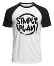 Camisa Masculina Simple Plan Banda Camiseta Raglan