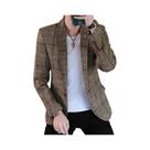 Camisa Masculina Slim Fit Casual De Negócios Estilo Coreano Poliéster Todas as Estações Elegante