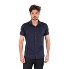 Camisa Masculina Slim Fit Elastic Tech Comfort Sibra MC4422S