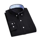Camisa Masculina Slim Fit Oxford - Manga Comprida, Sem Passar, Casual - Primavera/Verão/Outono