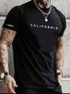 camisa masculina Slim malha de algodão egípcio premium penteada 30.1 estampada várias cores lançamento