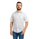 Camisa Masculina Social Manga Curta Plus Size