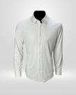 Camisa Masculina Social Manga Longa Elastano Branca