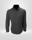 Camisa Masculina Social Manga Longa Elastano Preto