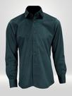 Camisa Masculina Social Manga Longa Veludo Verde
