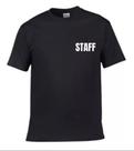 Camisa Masculina Staff Frente E Costa Equipe Apoio Estaffe Uniforme