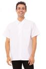 Camisa masculina Utility Cook Chef Works branca grande