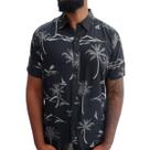 Camisa Masculina Viscose Estampa Coqueiros Rabbitohs