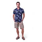 Camisa Masculina Viscose Estampa Folhas Rabbitohs