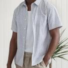 Camisa Masculina Xadrez Manga Curta Hering