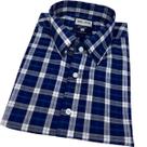 Camisa Masculina Xadrez Manga Curta Plus Size Confort Social Camisa Masculina Xadrez Manga Curta Plus Size Confort Social