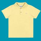 Camisa Menino Angerô Polo Algodão Penteado Básica Amarelo Tamanho:8Cor:Igual da foto