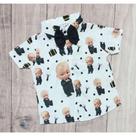 Camisa Menino Infantil Linha Premium O Poderoso Chefinho +Gravata