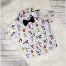 Camisa Menino Infantil Linha Premium Temático Looney Tunes Adulto+ Gravata