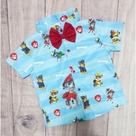 Camisa Menino Infantil Linha Premium Temático Patrulha Canina +Gravata