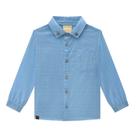 Camisa Menino Milon em Tricoline Azul Claro