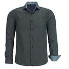Camisa Microleve social manga longa adulto original Amil PRETO