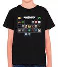 Camisa Minecraft Jogo Filme Gamer Infantil E Masculina M39 100% Algodão Camisa Minecraft Jogo Filme Gamer Infantil E Masculina M39 100% Algodão