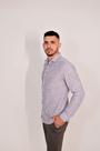 Camisa ml concept ft list azul medio - individual
