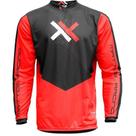 Camisa motocross mattos racing atomic vermelho preto tam g