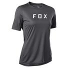 Camisa MTB FOX Ranger Moth SS Feminina - Grafite Camisa MTB FOX Ranger Moth SS Feminina - Grafite