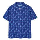 Camisa Nautical Anchor 100% Viscose Estampada Anemoss