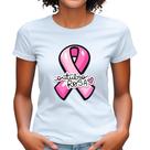Camisa Outubro Rosa Laço Babylook Prevenção Contra Câncer de Mama camiseta plus size mulher feminina