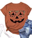 Camisa Ovazly Halloween Pumpkin Face Glasses Large