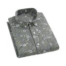 Camisa Oxford Masculina 100% Algodão Xadrez Manga Curta Corte Regular Formal Blusa De Verão
