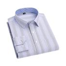 Camisa Oxford Masculina de Manga Comprida 100% Algodão - Bolso e Abotoamento Formal Camisa Oxford Masculina de Manga Comprida 100% Algodão - Bolso e Abotoamento Formal