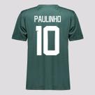 Camisa Palmeiras 1914 II Juvenil Verde 10 Paulinho