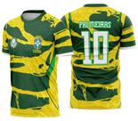 Camisa Palmeiras Brasil Verde Amarela Copa Do Mundo Torcedor