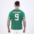 Camisa Palmeiras Verdão Vitor Roque 9 Escudo Verde Camisa Palmeiras Verdão Vitor Roque 9 Escudo Verde