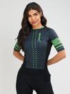 Camisa Para Ciclismo Feminina Evolution Verde Savancini (3306)