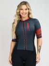 Camisa Para Ciclismo Feminina Evolution Vermelho Savancini (3306)